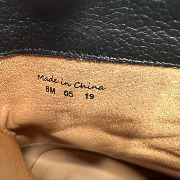 Jack Rogers Women's Eliza Moto Boots in Black Leather Size 8 - Picture 9 of 10